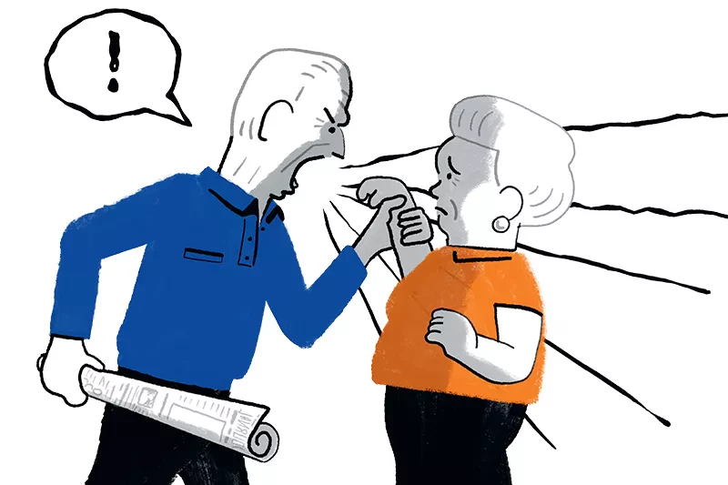 Preventing violence in older couples